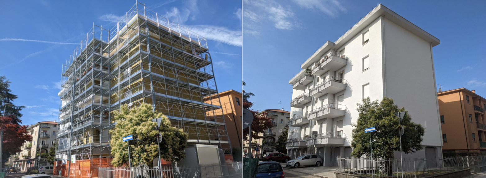 Superbonus 110%: interventi di efficientamento energetico per le 12 abitazioni di un condominio a Vicenza